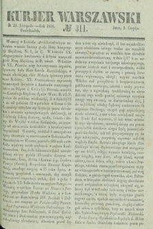 Kurjer Warszawski. 1836, № 311 (21 listopada)