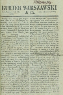 Kurjer Warszawski. 1836, № 322 (2 grudnia)