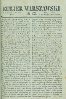 Kurjer Warszawski. 1836, № 323 (3 grudnia)