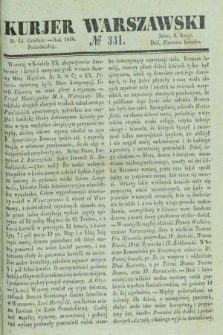 Kurjer Warszawski. 1836, № 331 (12 grudnia)