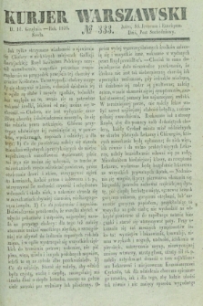 Kurjer Warszawski. 1836, № 333 (14 grudnia)