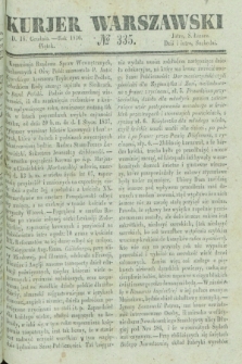 Kurjer Warszawski. 1836, № 335 (16 grudnia)