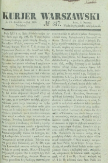 Kurjer Warszawski. 1836, № 337 (18 grudnia)