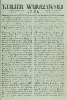 Kurjer Warszawski. 1836, № 344 (27 grudnia)