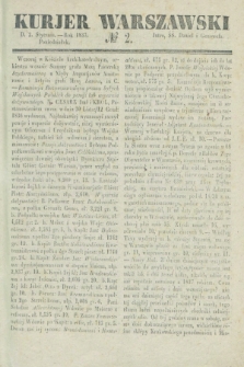 Kurjer Warszawski. 1837, № 2 (2 stycznia)