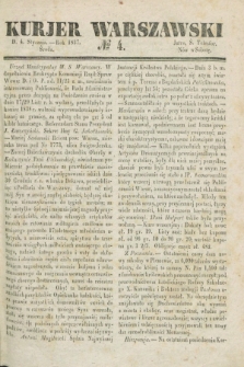 Kurjer Warszawski. 1837, № 4 (4 stycznia)