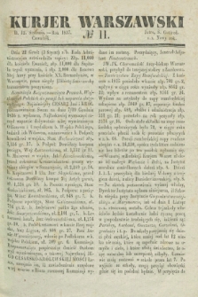 Kurjer Warszawski. 1837, № 11 (12 stycznia)