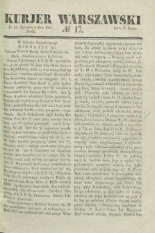 Kurjer Warszawski. 1837, № 17 (18 stycznia)