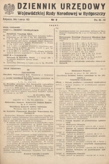 Dziennik Urzędowy Wojewódzkiej Rady Narodowej w Bydgoszczy. 1951, nr 5
