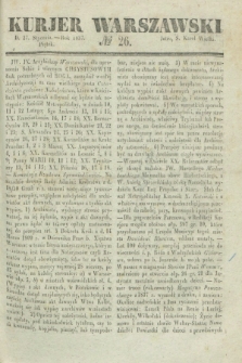 Kurjer Warszawski. 1837, № 26 (27 stycznia)