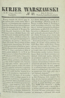 Kurjer Warszawski. 1837, № 49 (20 lutego)