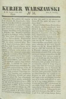 Kurjer Warszawski. 1837, № 50 (21 lutego)