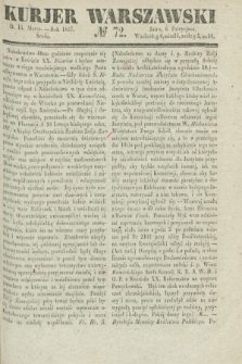 Kurjer Warszawski. 1837, № 72 (15 marca)