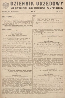 Dziennik Urzędowy Wojewódzkiej Rady Narodowej w Bydgoszczy. 1951, nr 6