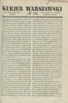 Kurjer Warszawski. 1837, № 116 (2 maja)
