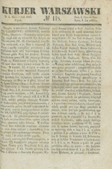 Kurjer Warszawski. 1837, № 118 (5 maja)