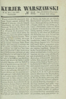 Kurjer Warszawski. 1837, № 132 (22 maja)