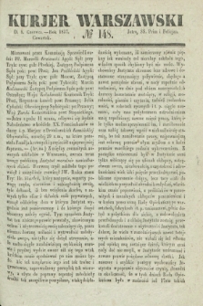 Kurjer Warszawski. 1837, № 148 (8 czerwca)