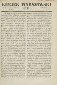 Kurjer Warszawski. 1837, № 151 (11 czerwca)