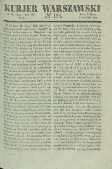 Kurjer Warszawski. 1837, № 188 (19 lipca)