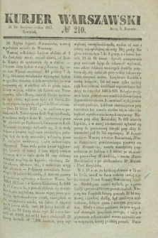 Kurjer Warszawski. 1837, № 210 (10 sierpnia)