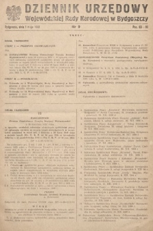 Dziennik Urzędowy Wojewódzkiej Rady Narodowej w Bydgoszczy. 1951, nr 9