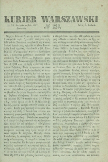 Kurjer Warszawski. 1837, № 223 (24 sierpnia)