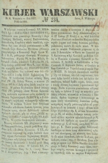 Kurjer Warszawski. 1837, № 234 (4 września)