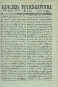 Kurjer Warszawski. 1837, № 248 (19 września)