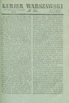 Kurjer Warszawski. 1837, № 265 (6 października)