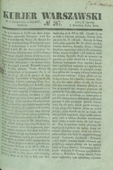 Kurjer Warszawski. 1837, № 267 (8 października)