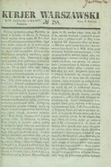 Kurjer Warszawski. 1837, № 288 (29 października)