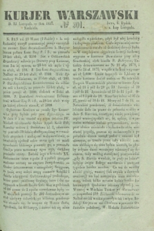 Kurjer Warszawski. 1837, № 301 (12 listopada)
