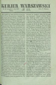 Kurjer Warszawski. 1837, № 311 (22 listopada)