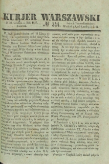 Kurjer Warszawski. 1837, № 344 (28 grudnia)