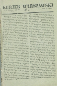 Kurjer Warszawski. 1838, № 3 (3 stycznia)