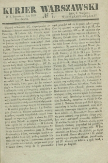 Kurjer Warszawski. 1838, № 7 (8 stycznia)