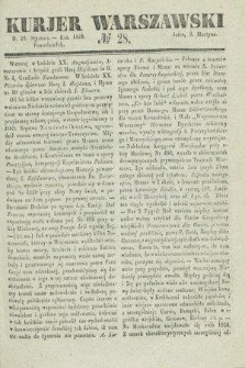 Kurjer Warszawski. 1838, № 28 (29 stycznia)