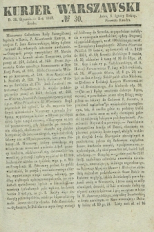 Kurjer Warszawski. 1838, № 30 (31 stycznia)