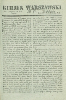 Kurjer Warszawski. 1838, № 37 (8 lutego)