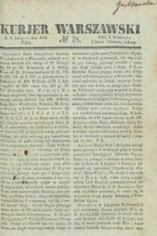 Kurjer Warszawski. 1838, № 38 (9 lutego)