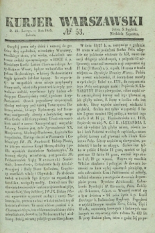 Kurjer Warszawski. 1838, № 53 (24 lutego)