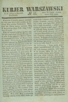 Kurjer Warszawski. 1838, № 55 (26 lutego)
