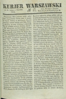 Kurjer Warszawski. 1838, № 57 (28 lutego)
