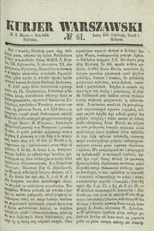 Kurjer Warszawski. 1838, № 61 (4 marca)