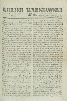 Kurjer Warszawski. 1838, № 63 (6 marca)