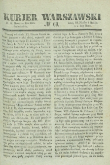 Kurjer Warszawski. 1838, № 69 (12 marca)