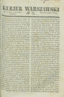 Kurjer Warszawski. 1838, № 72 (15 marca)