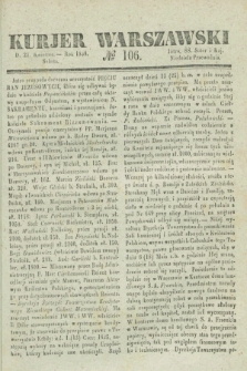 Kurjer Warszawski. 1838, № 106 (21 kwietnia)