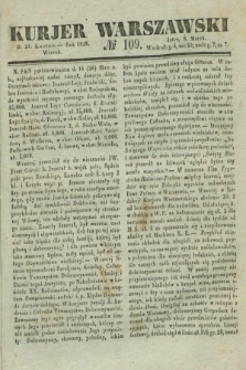 Kurjer Warszawski. 1838, № 109 (24 kwietnia)